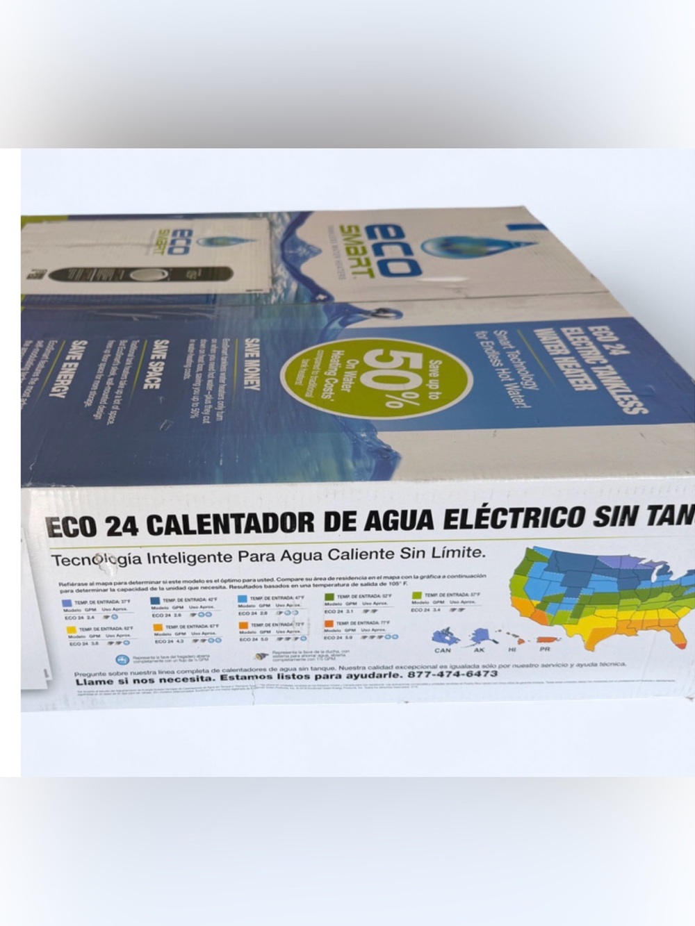 EcoSmart ECO 24 Electric Tankless Water Heater. - Picture 3 of 5